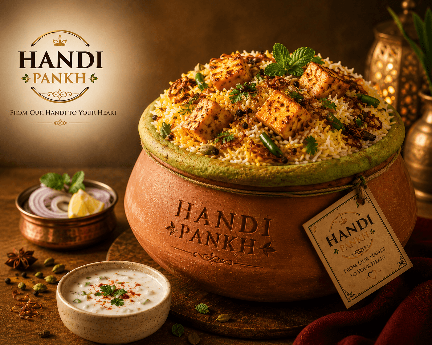 Paneer Hyderabadi Biryani