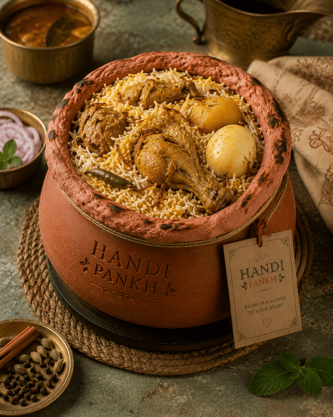 Kolkata Chicken Biryani